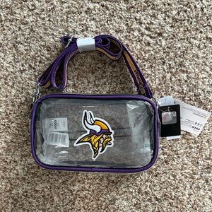 Minnesota Vikings Clear Crossbody Bag
